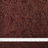 Byzantine Brocade Fabric, Metallic Burgundy